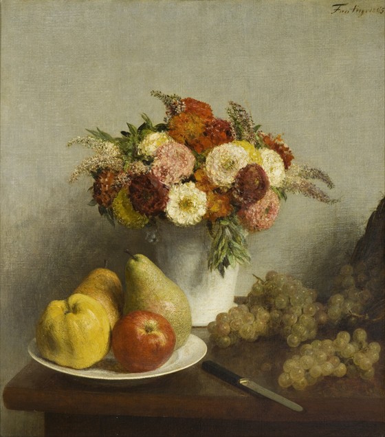 Flowers and Fruit od Henri Fantin-Latour