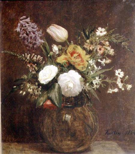 Flowers od Henri Fantin-Latour