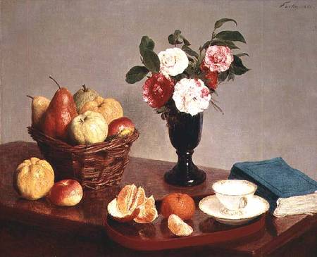 Flowers and Fruit od Henri Fantin-Latour