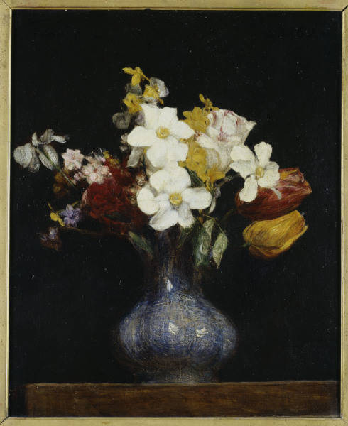 H.Fantin-Latour / Daffodils and tulips od Henri Fantin-Latour