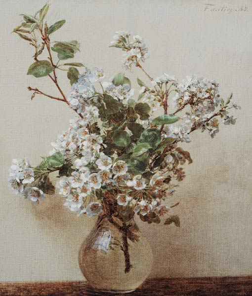 Pear Blossom od Henri Fantin-Latour