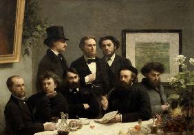 Coin de table (French poets at a table)
