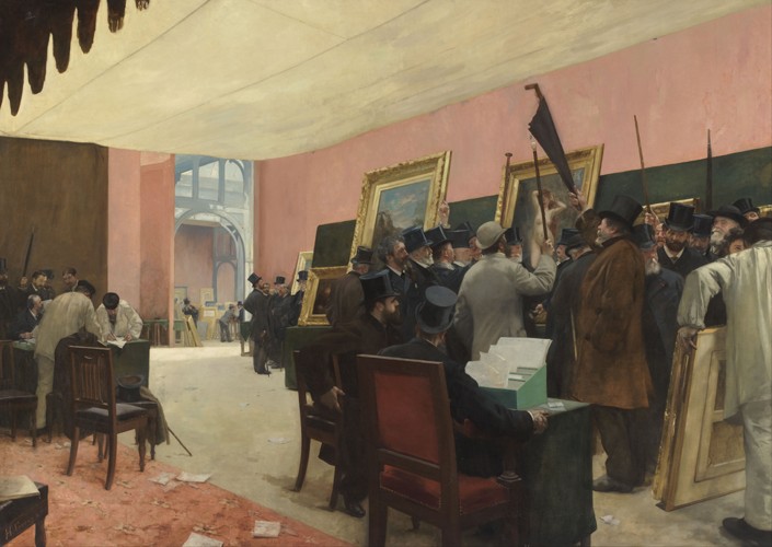 A Session of the Painting Jury od Henri Gervex