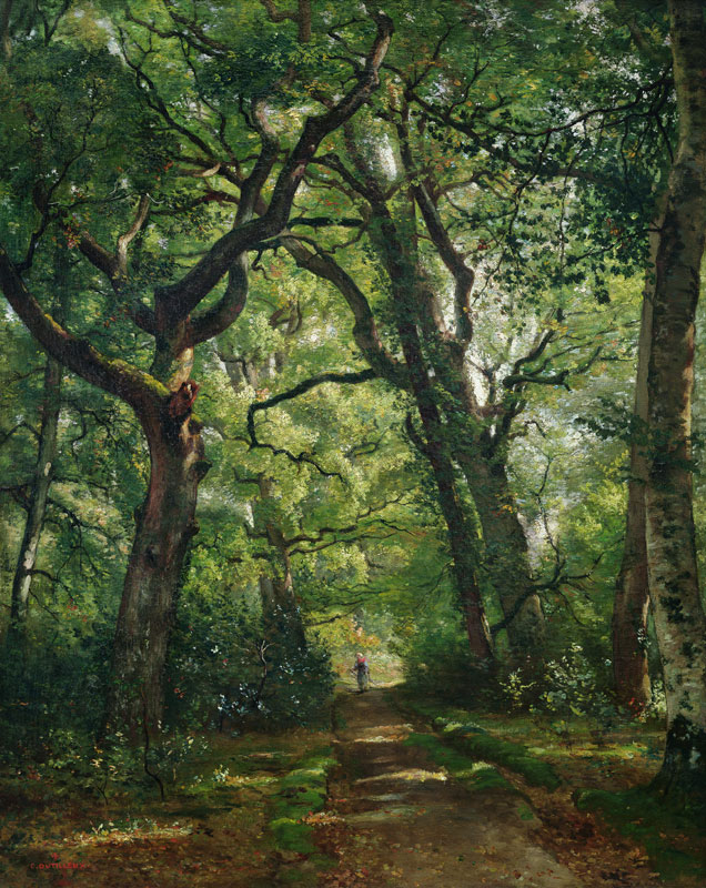 Path in the Forest od Henri Joseph Constant Dutilleux