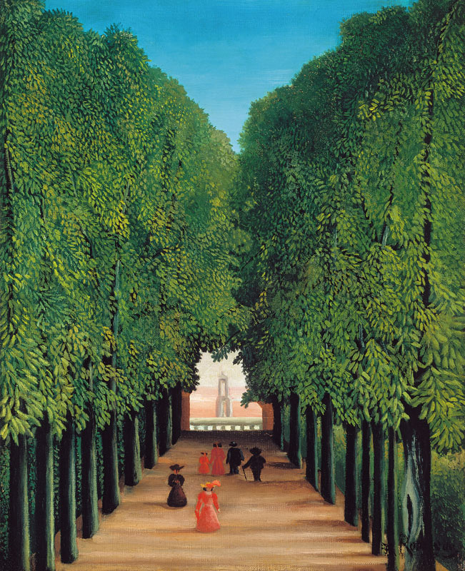 The Avenue in Saint-Cloud Park od Henri Julien-Félix Rousseau