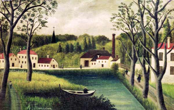 Landscape with a Fisherman od Henri Julien-Félix Rousseau