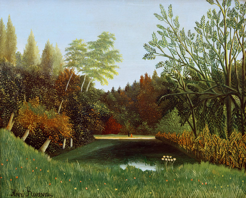 H.Rousseau, View of Bois de Boulogne od Henri Julien-Félix Rousseau