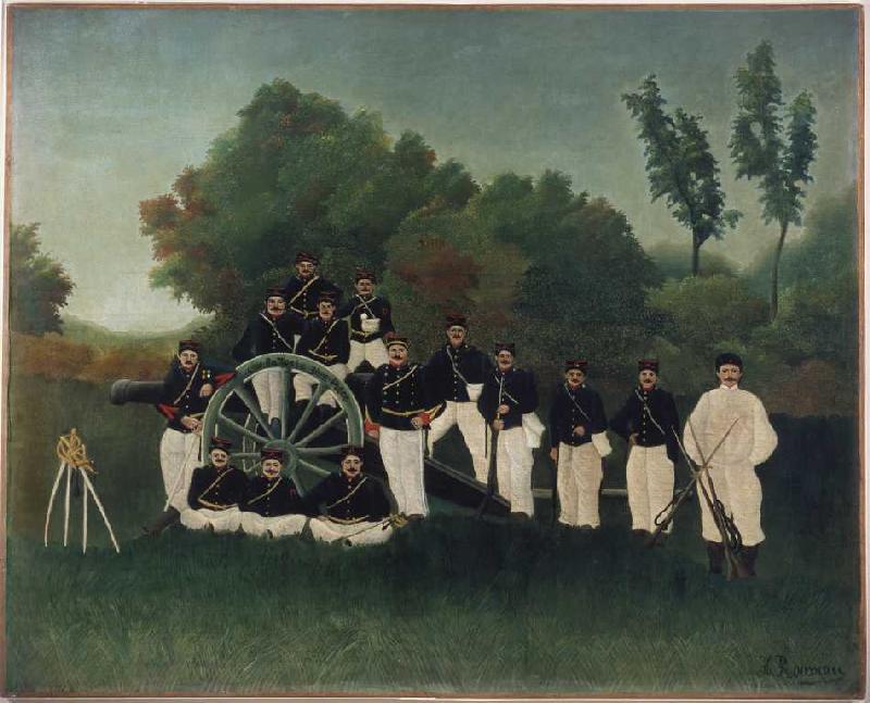 The artillerymans od Henri Julien-Félix Rousseau