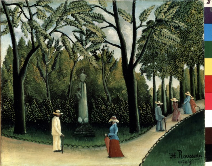 The Luxembourg Gardens, Monument to Shopin od Henri Julien-Félix Rousseau