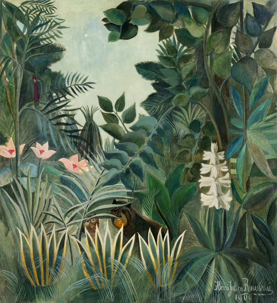 The Equatorial Jungle od Henri Julien-Félix Rousseau