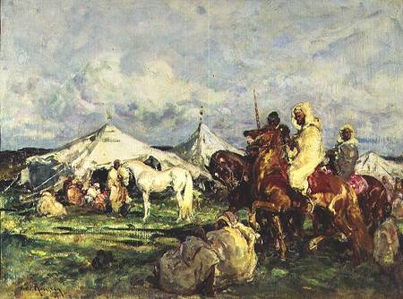 The Horsemen od Henri Julien-Félix Rousseau