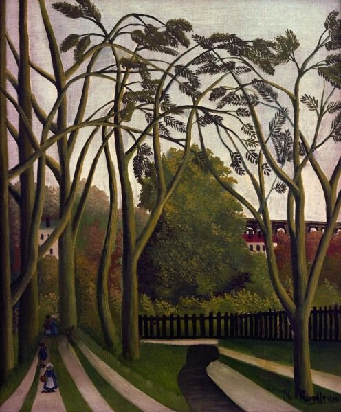 H.Rousseau, Spring landscape Bièvre od Henri Julien-Félix Rousseau