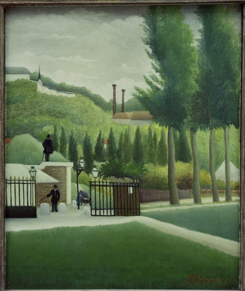 H.Rousseau, The Toll Gate od Henri Julien-Félix Rousseau