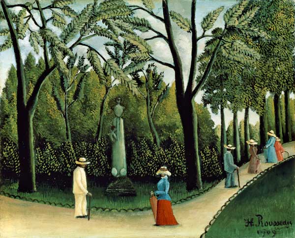 The cascade gardens od Henri Julien-Félix Rousseau