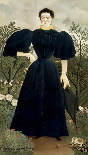Rousseau,H./ Portrait de femme/ 1895-97 od Henri Julien-Félix Rousseau