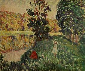 At the pond with St. Pierre od Henri Lebasque