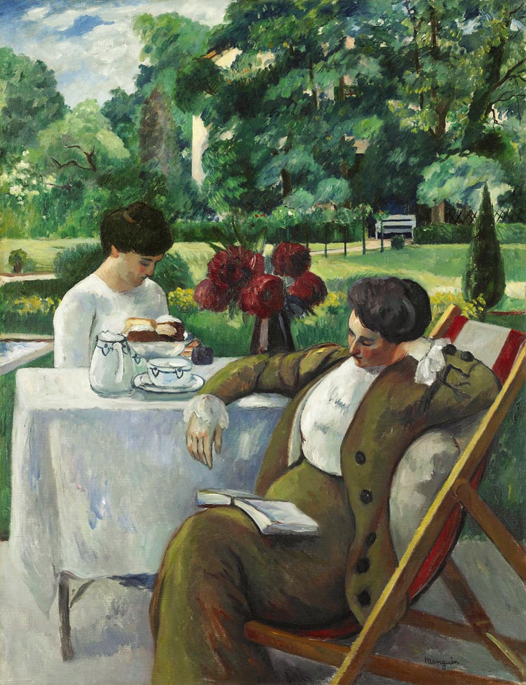 Tea Time at the Villa Flora, Winterthur od Henri Manguin
