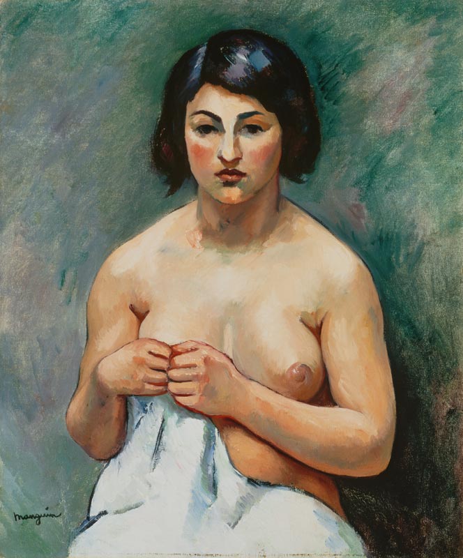 Female torso: Little Marie (Torso de Femme: la Petite Marie) od Henri Manguin