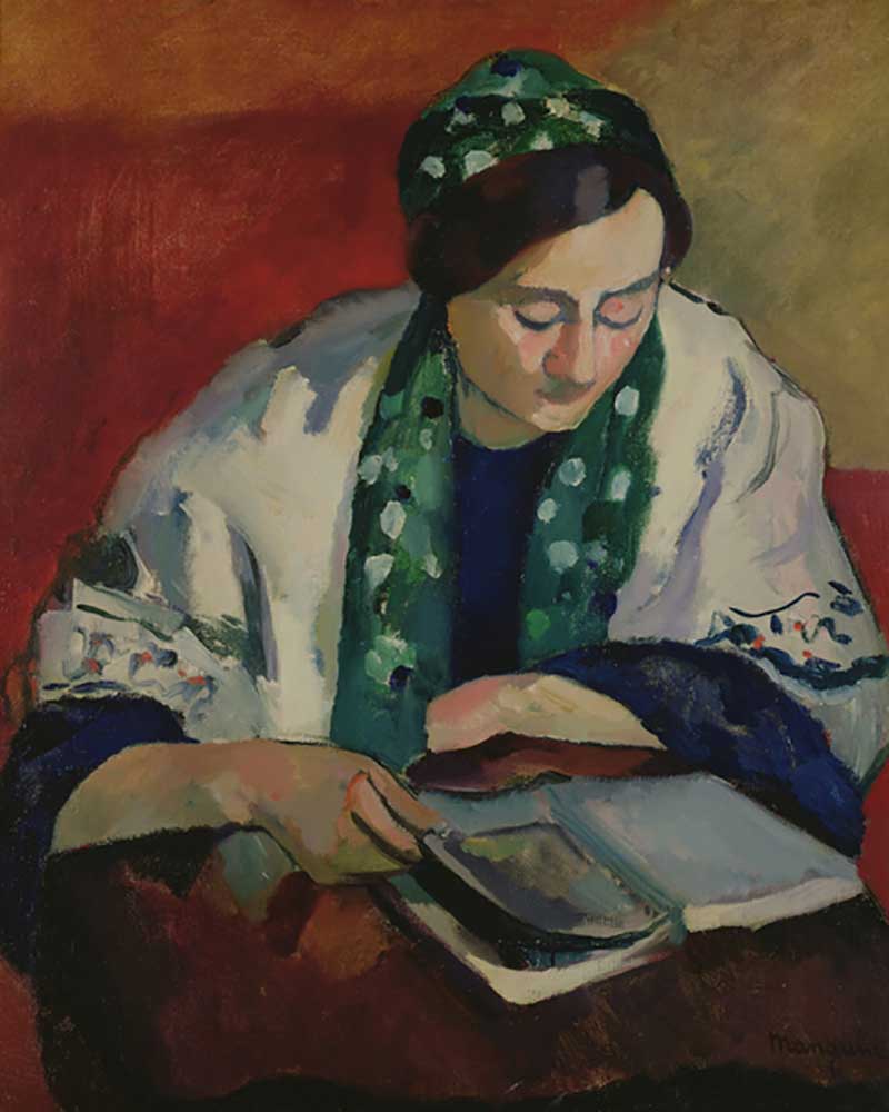 The Reader in the Green Bonnet, 1909 od Henri Manguin