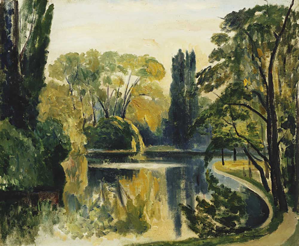 Le Lac Saint-James, Bois de Boulogne, 1909 od Henri Manguin