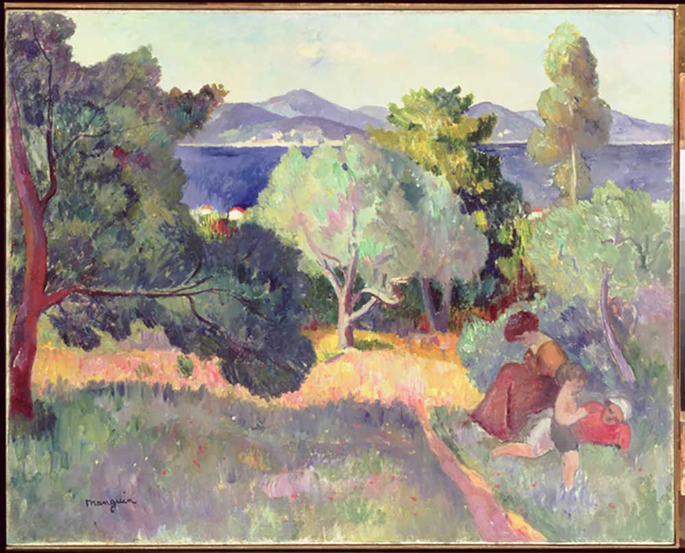 Path in Saint-Tropez, 1905 od Henri Manguin