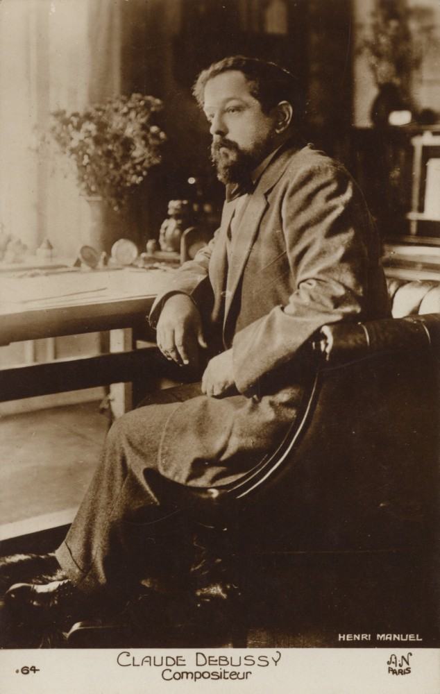 Claude Debussy, French composer od Henri Manuel