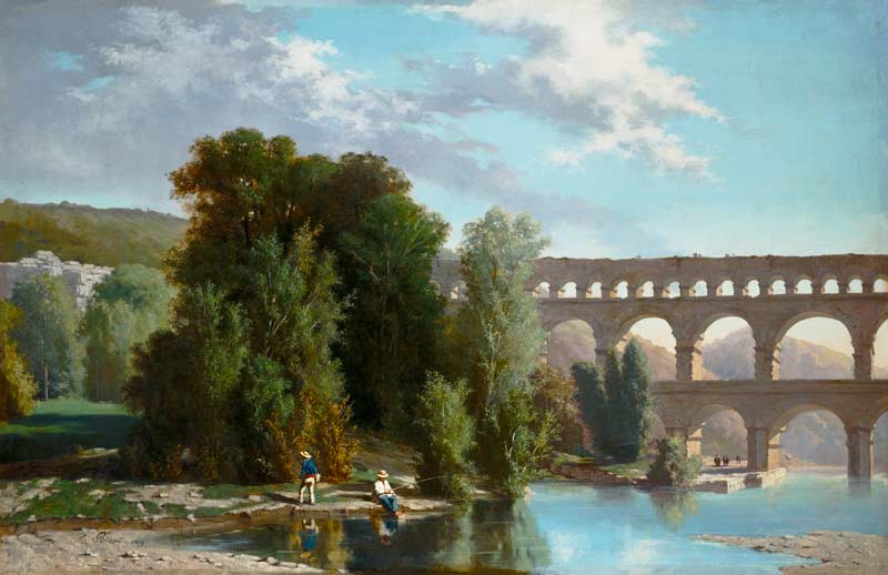 View of the Pont du Gard od Henri Marie Poinsot