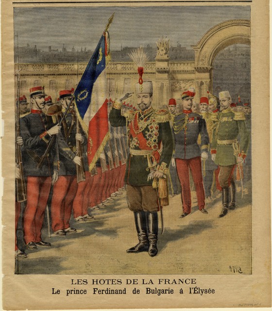 Ferdinand I of Bulgaria at the Élysée Palace od Henri Meyer
