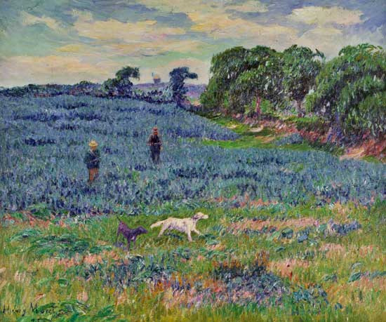 Countryside in Brittany od Henri Moret
