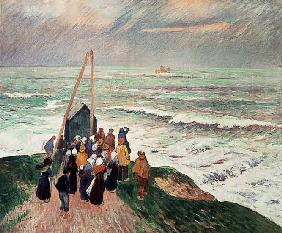 In expectation of the fishermen (Brittany)