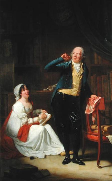 Jacques Delille (1738-1813) and his Wife od Henri Pierre Danloux