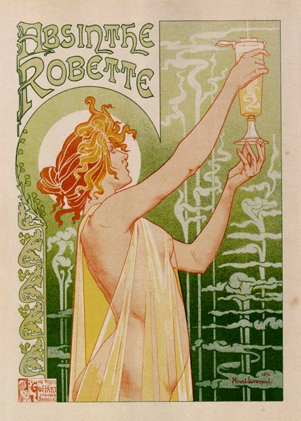 Absinthe Robette (Poster) od Henri Privat-Livemont