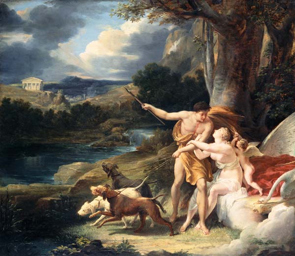 Venus und Adonis od Henri Regnault