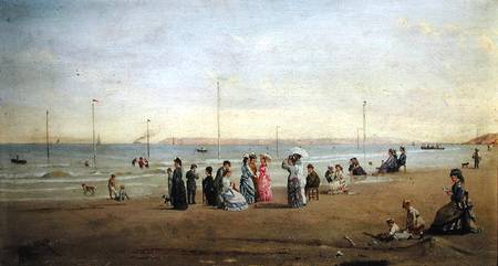 Seaside at Trouville od Henri Renard