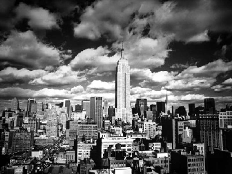 Sky over Manhattan od Henri Silberman