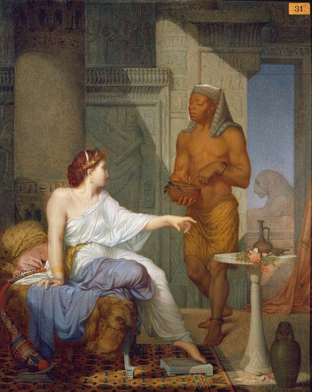 Cleopatra and her Slave od Henri Blaise Francois Dejussieu