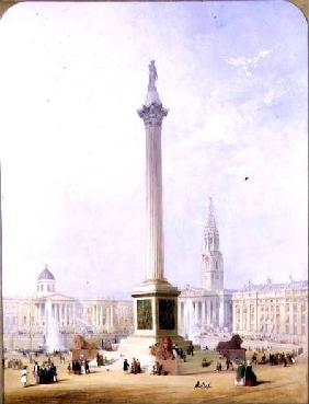 Projected View of Trafalgar Square