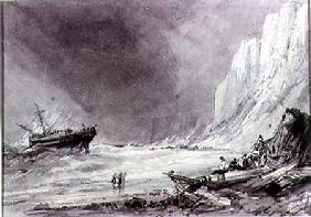 A Wreck off Speeton Cliffs, Yorkshire
