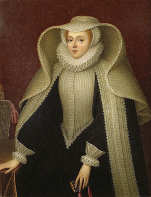 Elizabeth, Lady Hoby, née Elizabeth Cooke (1528-1609) od Henry Bone