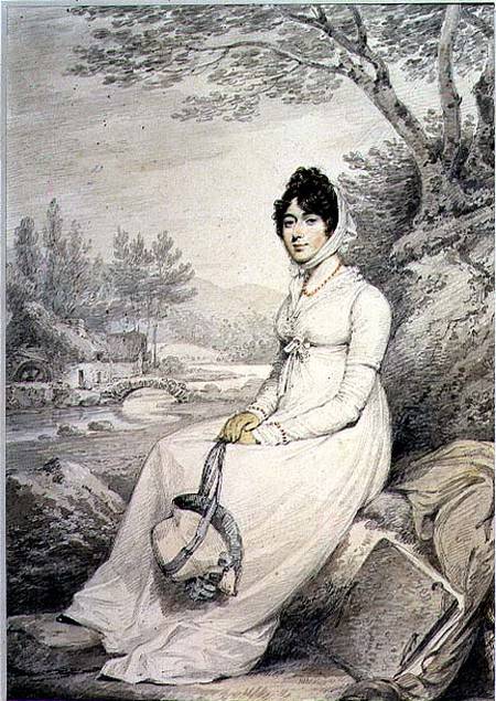 Portrait of a Lady od Henry Edridge