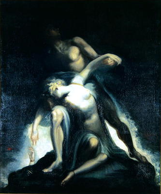 Vision of the Deluge, from 'Paradise Lost' by John Milton (1608-74) (oil on canvas) od Henry Fuseli