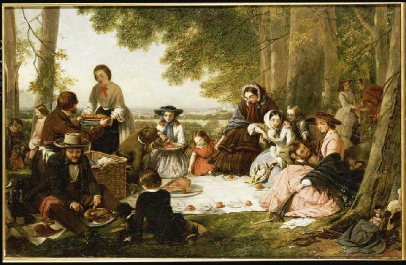 The picnic. od Henry Nelson O'Neill