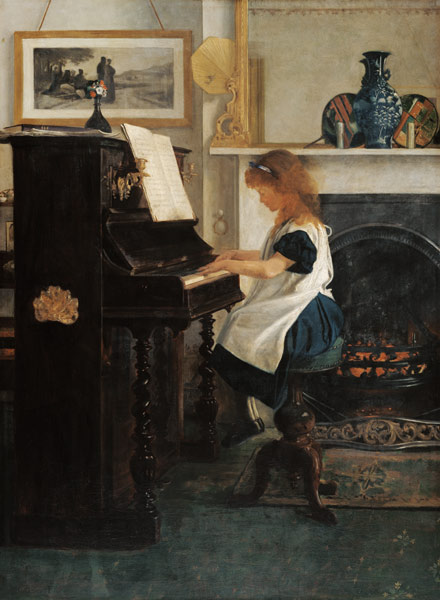 At the Piano od Henry Stacey Marks