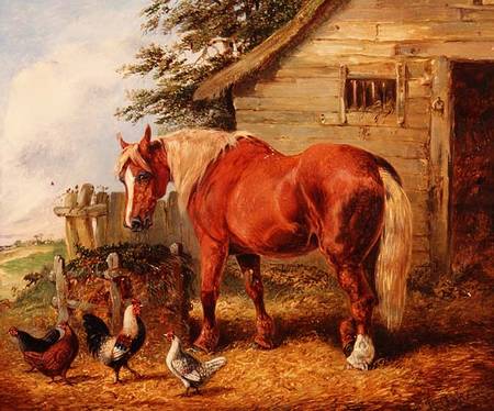 Outside the stable od Henry Thomas Alken