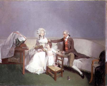 Sir Robert and Lady Buxton and their Daughter Anne od Henry Walton