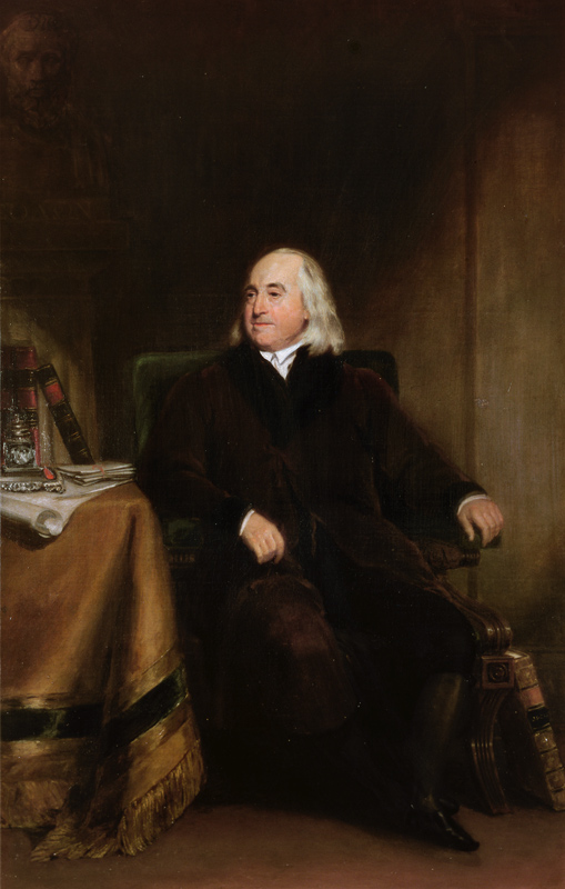 Jeremy Bentham, c.1829 (oil on canvas) od Henry William Pickersgill