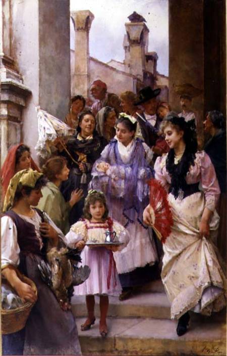 A Venetian Christening Party od Henry Woods