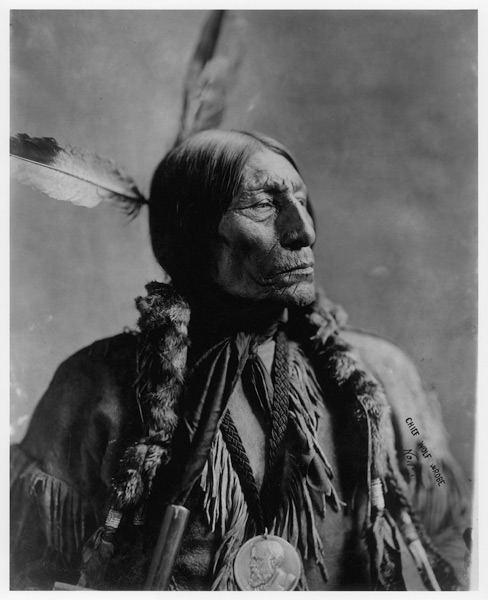 Portrait of Chief Wolf Wrobe od Henry Wyman