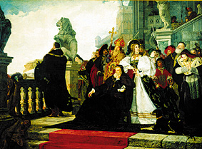 Confirmation of the privileges of the nobility by Sigismund I. of Poland od Henryk Hipolit Rodakowski