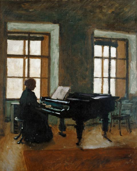 At the piano od Herbert Masaryk